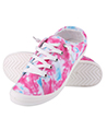 Women canvas sneaker shoes funky pink Size 38