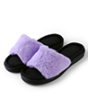 (Size 6) Aerusi Loulu Fluffy Slide Slipper (Purp
