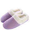 (Purple) Aerusi Weave Knit Slippers
