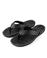 (Size 9) Rio Groove Sandals Flip Flops (Black)