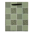 (Sage) Checker Quilt Gift Bag (Small)