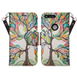 (Colorful Tree) Design Wallet Stand Case for Goo