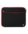(Black/Red) Neoprene 12 Laptop Carrying Sleeve