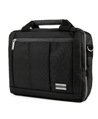 (Black) El Prado Laptop Messenger Backpack (Smal