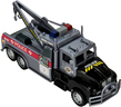 (Black) Friction Power Police Rescue Tow Truck