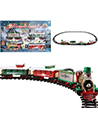 Classic Holiday Christmas Train Set with Locomot