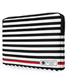 Vangoddy Luxe R Series Black White Stripe Laptop