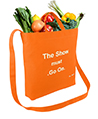Canvas Transport Totebag, The show must go on, O