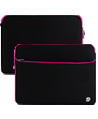 (Black/Pink) Neoprene 17 Laptop Carrying Sleeve
