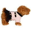 Pink And Black Suit Dog Dress