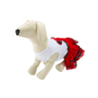 White With Red Heart Tutu Dog Dres