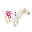 Red White Stripe Sailor Dog Sweater