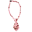 Dog Neck Tie (Pink Hearts)