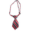 Striped Dog Neck Tie (Burgundy Stripe)