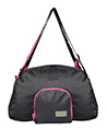 Black/Pink CueCue Foldable Sports Bag Pet Carrie