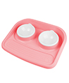 Pet Feeder Express Bowl with Mess Proof, Pink