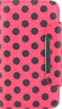 Pink Black Polka Dot Wallet Pouch for Samsung® G
