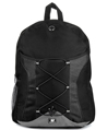 (Black)  SumacLife Canvas Athletic Backpack